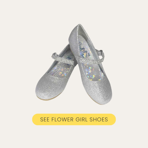 flower girl dresses and shoes